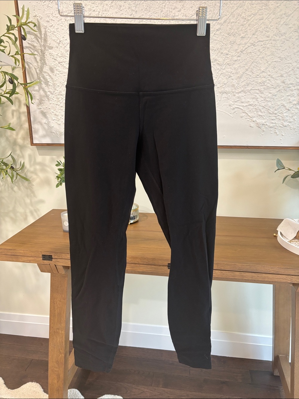 Align High-Waist Black Ribbed Lululemon